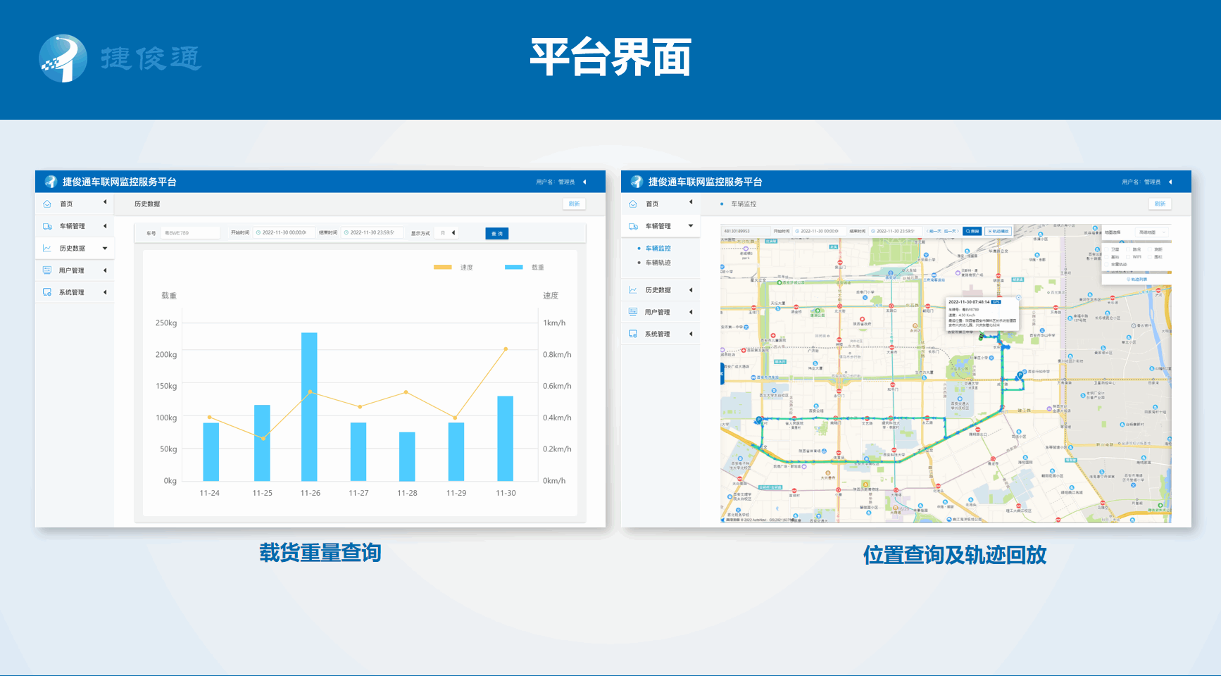 捷俊通稱重界面